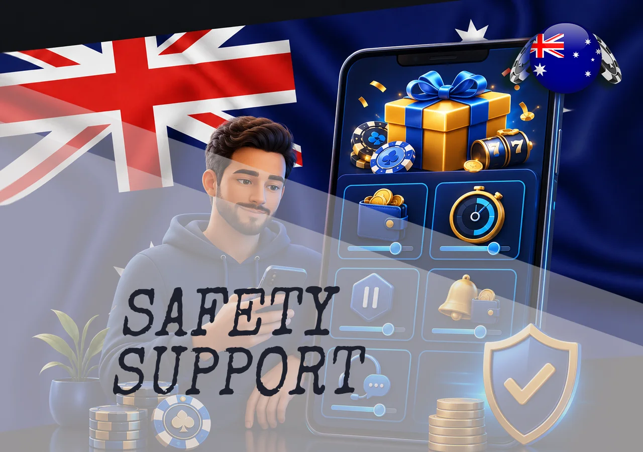 Proactive safety when using casino bonuses in Australia with deposit caps, session trackers, cooling-off, and support